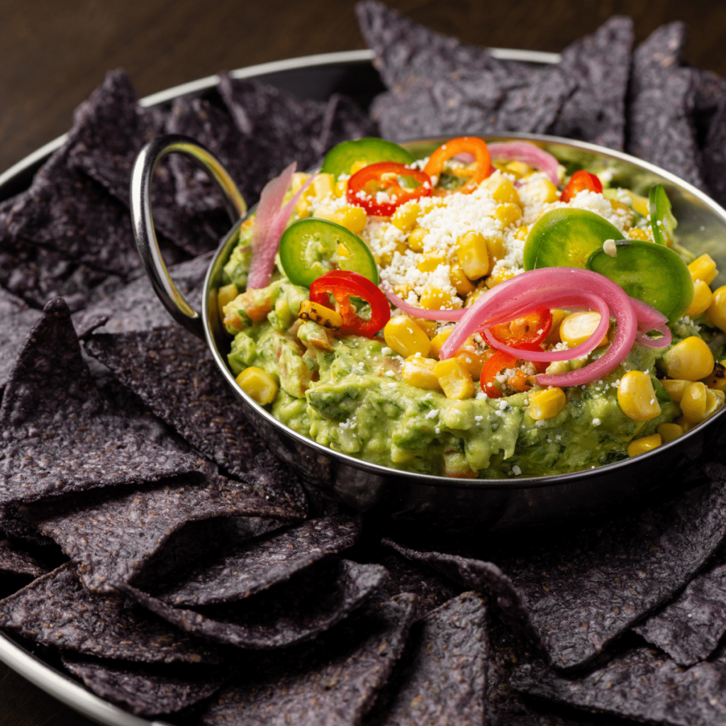 Guacamole with Roasted Corn