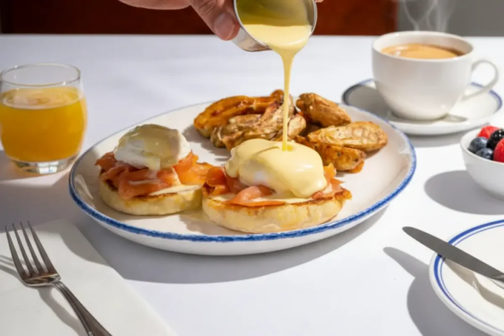Classic Eggs Benedict at Planet Hollywood NYC